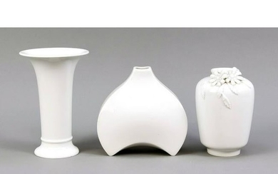 Three vases, KPM Berlin