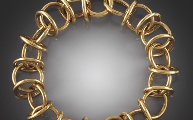 Tiffany & Co. Paloma Picasso 18K Gold Cage Circles Bracelet
