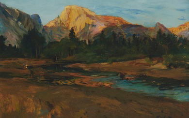 "Time of Recollection (Half Dome in Yosemite Valley)," 1919