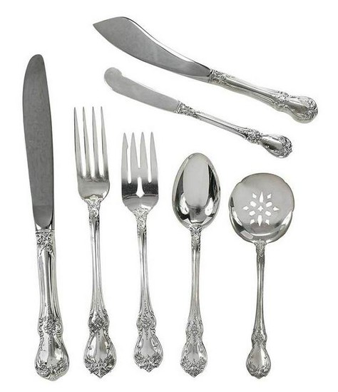 Towle Old Master Sterling Flatware, 58 Pieces