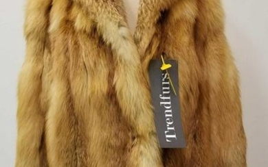 Trendfurs Red Fox Fur Coat
