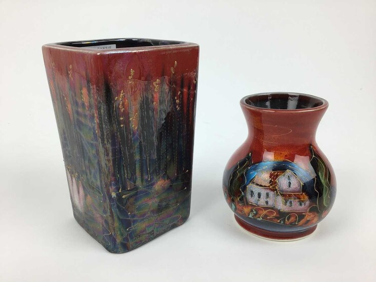 Two Anita Harris (Ex. Poole Pottery) vases