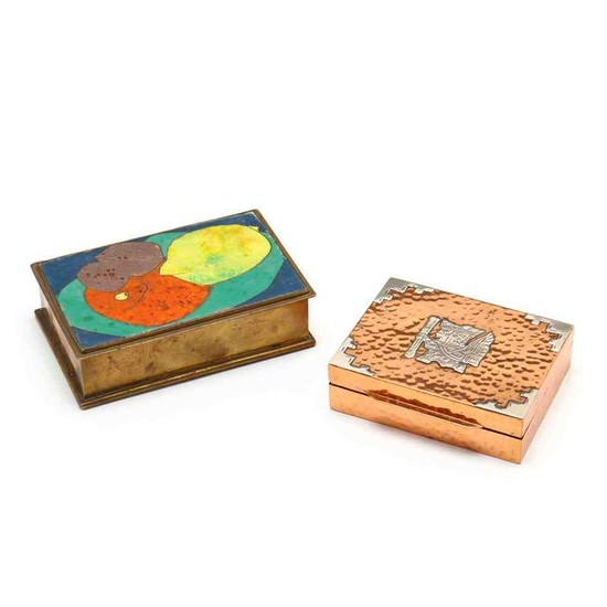 Two Mid-Century Modern Decorative Boxes