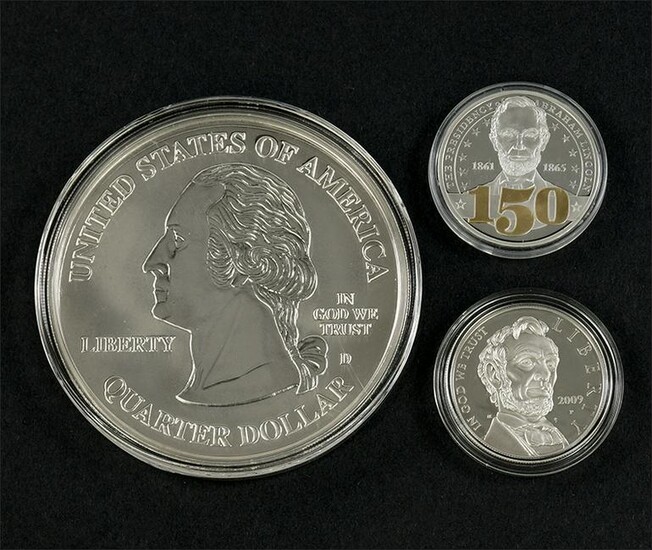 U.S. Mint Abraham Lincoln and George Washington Silver