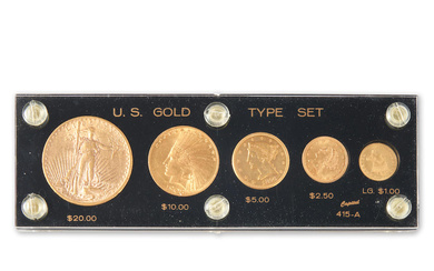 United States Gold Coin Type Set.