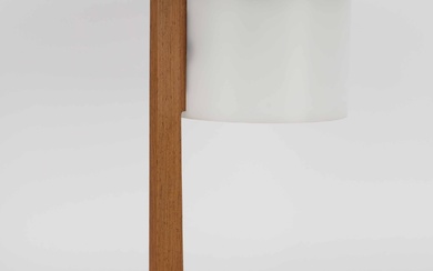 Uno & Östen Kristiansson for Luxus, Vittsjö: Vintage table lamp with solid rosewood frame. Approx. 1965
