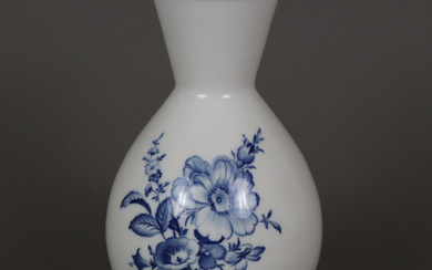 VASE/LAMP BASE - Meissen, 20th century, porcelain.