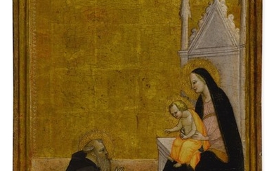 VENTURA DI MORO | MADONNA AND CHILD WITH SAINT ANTHONY AND TWO DONORS