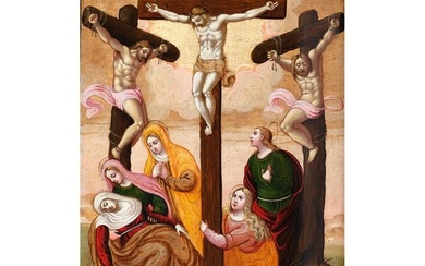 Veneto-Cretan School, 16th century, Crucifixion