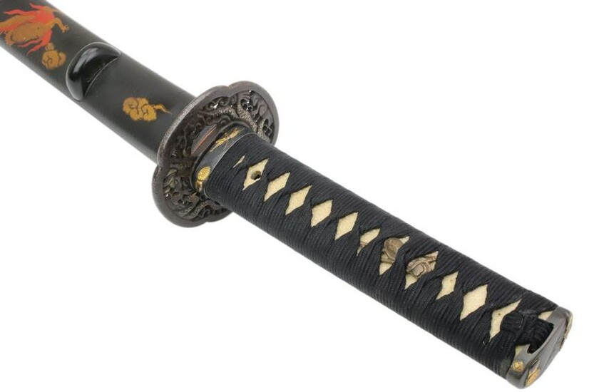 Very Fine Japanese Samurai WAKIZASHI Sword by MUNEYOSHI
