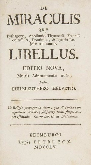Very rare work in the Index of prohibited book.