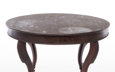 Victorian Walnut Dining Table, Late 19th Century