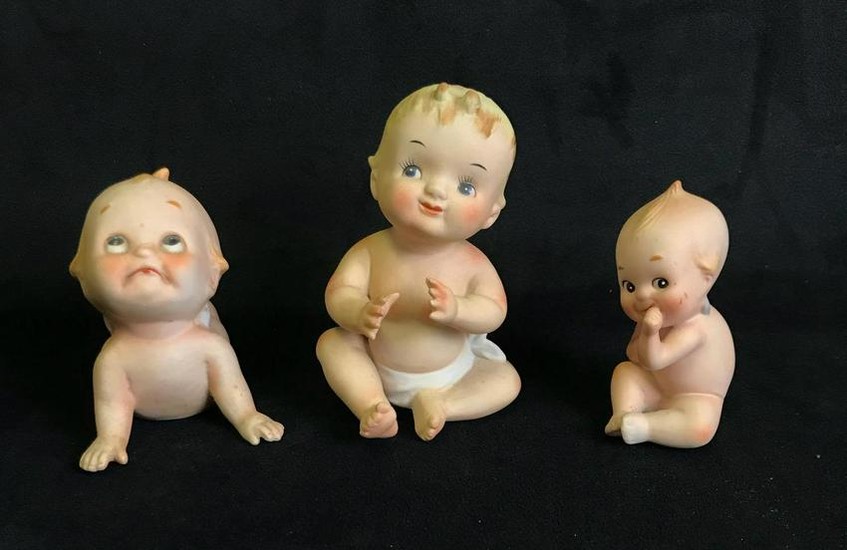 Vintage Lefton Kewpie Baby Porcelain Figurine