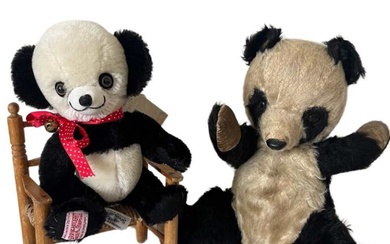 Vintage Teddy bears, to include a well-loved Chiltern 1950 (no...