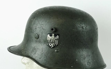 WW2 German Heer Double Decal Combat Helmet