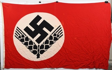 WWII NAZI GERMAN RAD FLAG REICHSARBEITSDIENST WW2