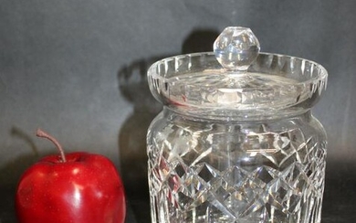 Waterford crystal biscuit jar