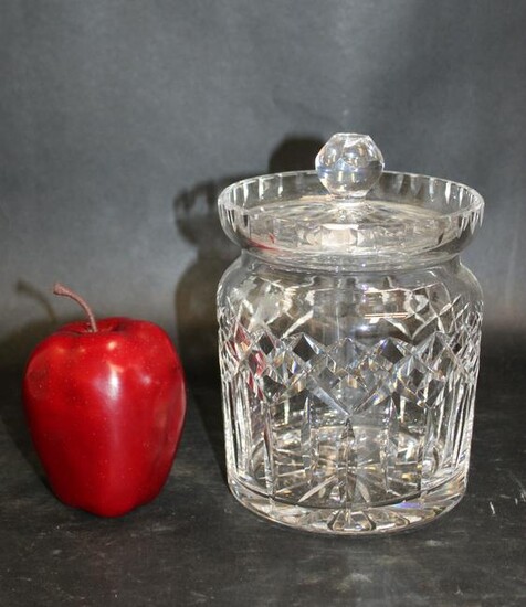 Waterford crystal biscuit jar