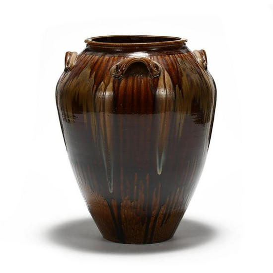 Western NC Pottery, Large Kim Ellington Floor Vase