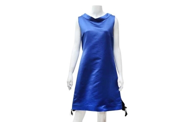 Yves Saint Laurent Blue Silk Evening Dress - Size 40