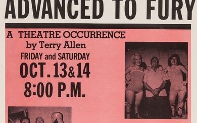 (rif.) (Terry Allen), The University Art Museum Berkeley presents The embrace...Advanced to fury, 1978