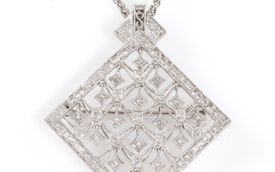 0.40ct Diamond Pendant/Brooch