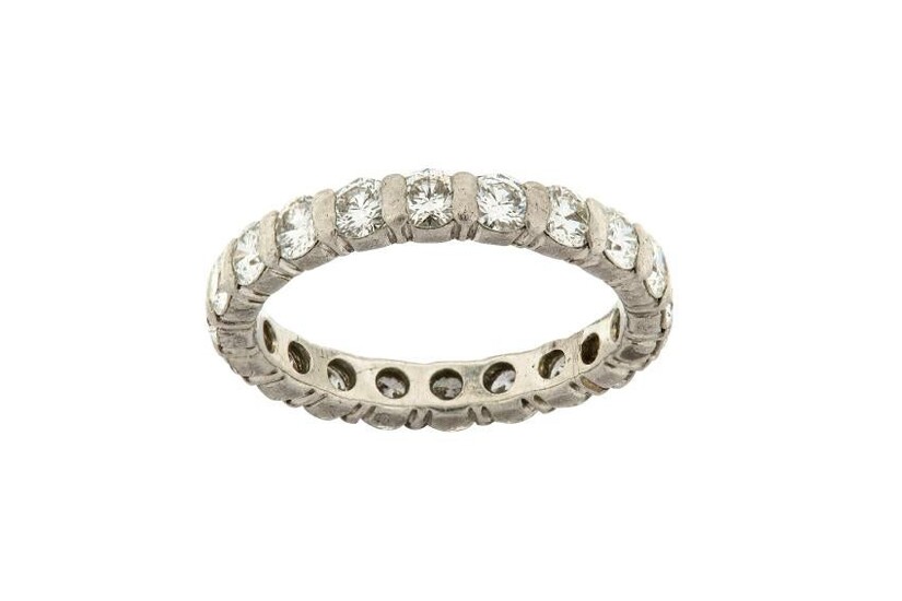 A diamond eternity ring, diamonds approx. 1.40 carats