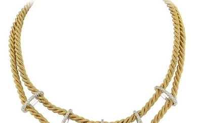 A Diamond Rope Necklace