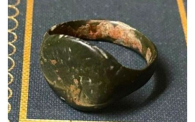 10th - 13thc AD Medieval Bronze Ring Artifact