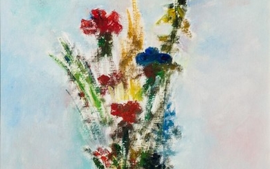 Giovanni Omiccioli (Roma 1901 - 1975), Flowers vase