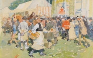 Sir Alfred James Munnings, P.R.A., R.W.S. (1878-1959), The fair, Norwich