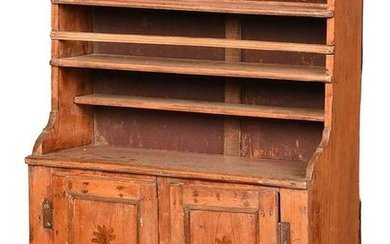 Southern Child's Step Back Cupboard, Dated 1790