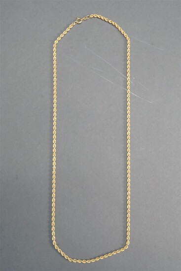 14-Karat Yellow-Gold Necklace, 3.2 dwt., L: 21-5/8 inches