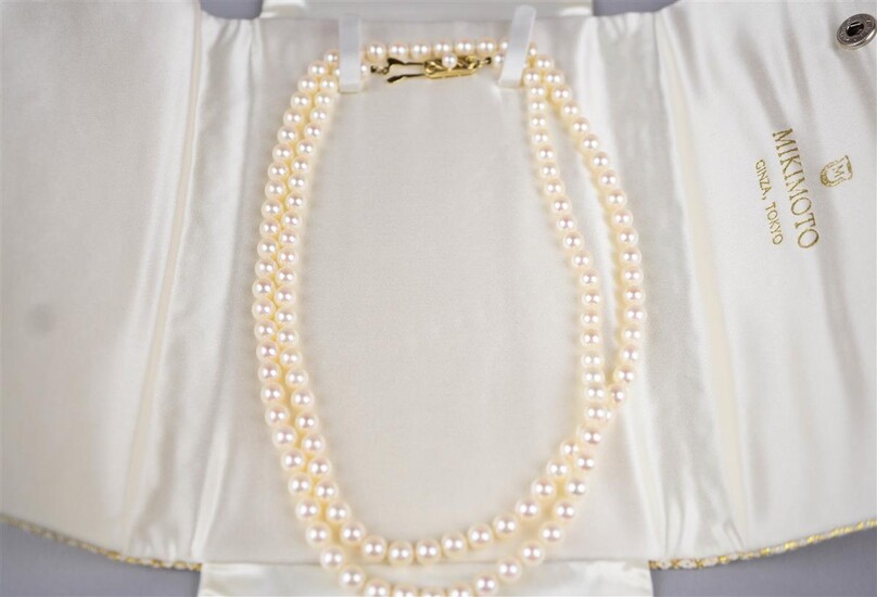 14K GOLD MIKIMOTO PEARL NECKLACE