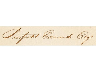 1804 G. Granger Free Frank ALS, Pierpoint Edwards