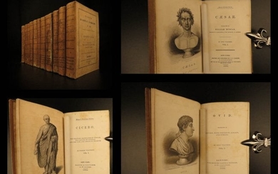 1836 Classical Library Demosthenes Virgil Cicero Ovid