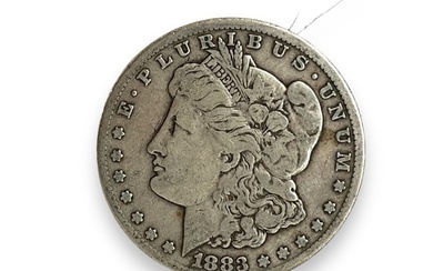1883-CC U.S. Morgan Silver Dollar Coin