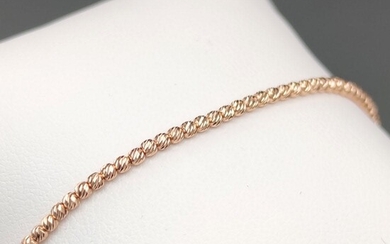 18k 750kt rose gold bracelet