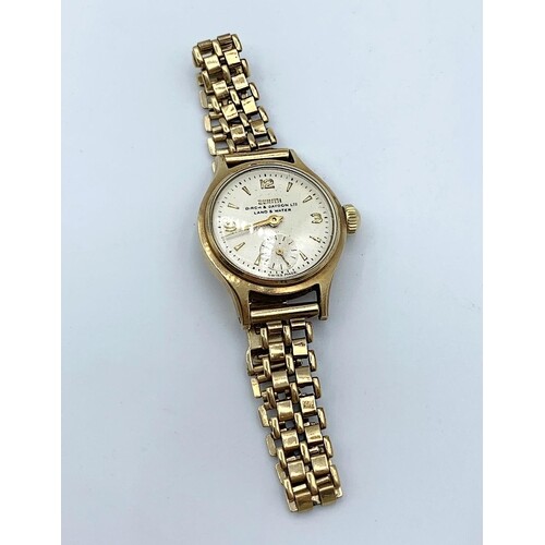 1950s Ladies Zenith Land & Water 9ct Gold Watch. Birch & Gay...