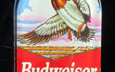 1990s Budweiser Beer Mallard Duck Hunting 6½ inch Acrylic Tap Handle