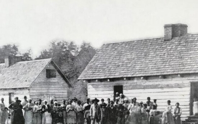 19thc South Carolina Plantation, Slaves & Cabins, Civil