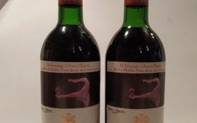 2 Bottle CHÂTEAU MOUTON ROTHSCHILD 1st GCC -...