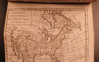 1766 Geography ATLAS Maps La Croix Francois & Blanchard