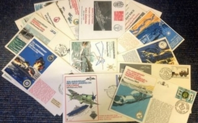 18 Official Unsigned Navy Covers. Includes Sinking of Bismarck covers, HMS Exmouth First Voyage, HMS Ark Royal Commissioning,...