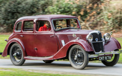 1936 Riley 9 Monaco Saloon, Registration no. CHY 676 Chassis no. 5672330