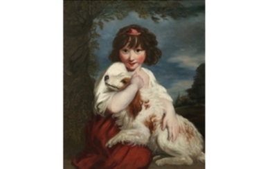 AFTER SIR JOSHUA REYNOLDS Young girl with her...