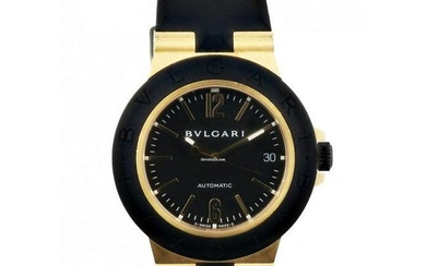 Bulgari Diagono AC38G 18k Yellow Gold Mens Watch Box