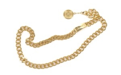 Chanel Medallion Gold Chain Belt, gold plated hardware,...