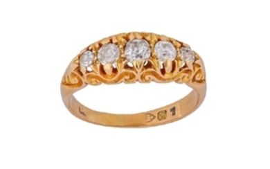 A diamond ring, 1908-9