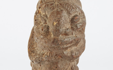 Early Stone Goddess Figure or Fetish Nomoli Figure